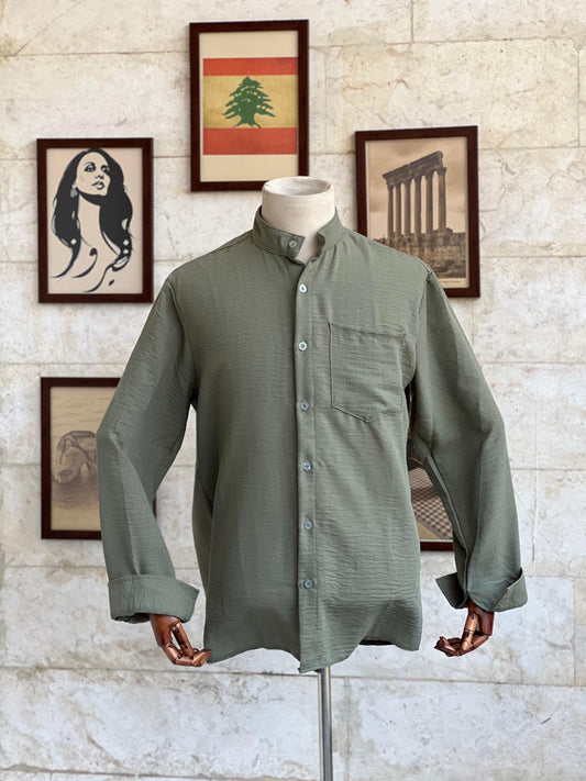 Kiyan Shirt mandarin collar