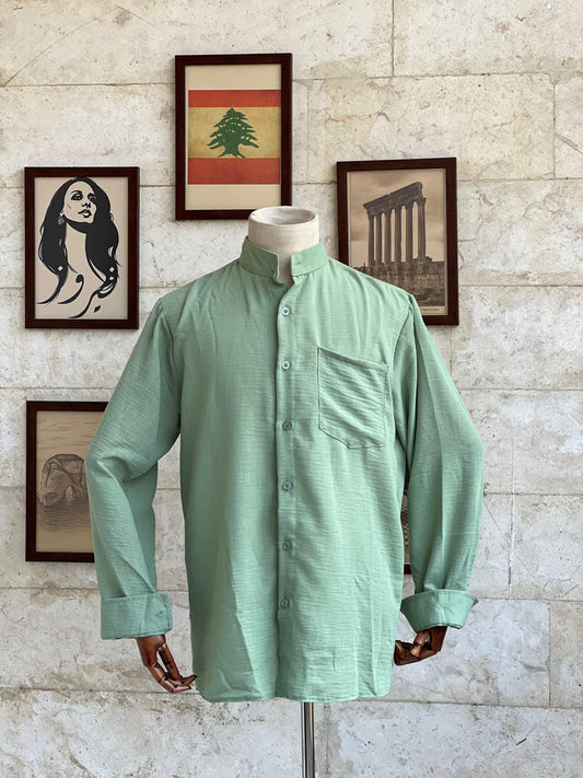 Kiyan Shirt mandarin collar