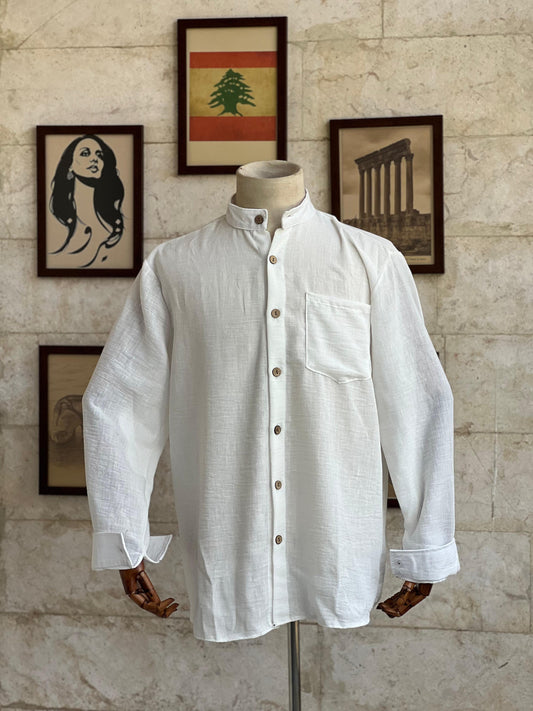 Kiyan Shirt mandarin collar